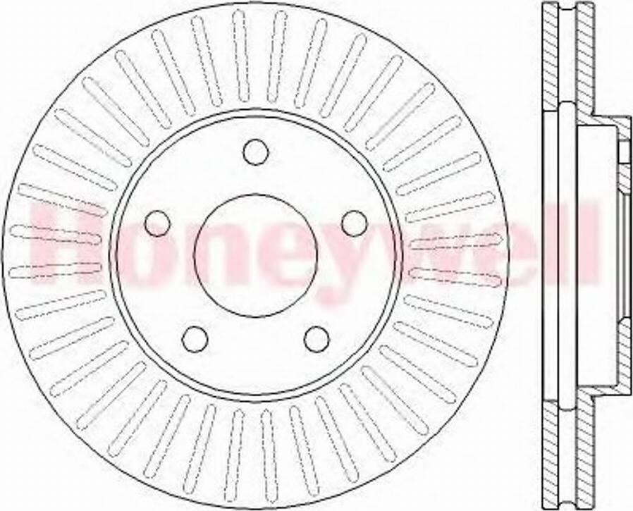 BENDIX 562441B - Тормозной диск autospares.lv