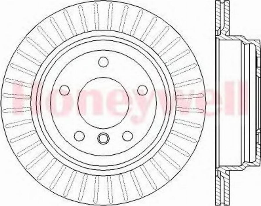 BENDIX 562442B - Тормозной диск autospares.lv