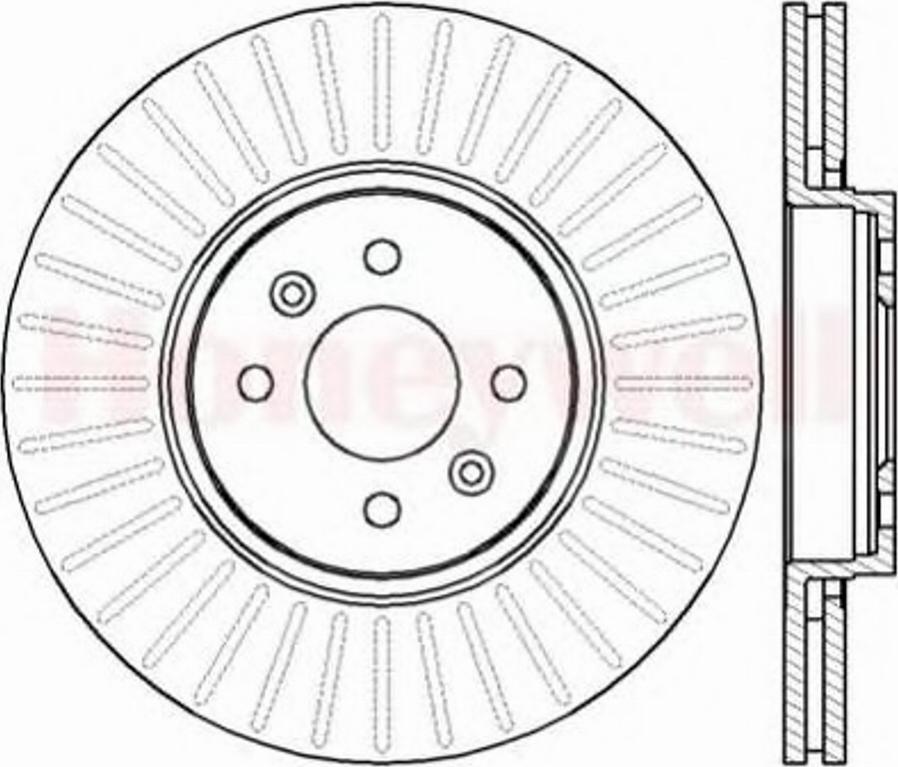 BENDIX 562410B - Тормозной диск autospares.lv