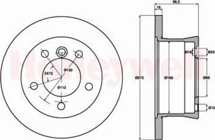 BENDIX 562482 B - Тормозной диск autospares.lv