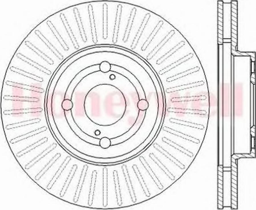 BENDIX 562435B - Тормозной диск autospares.lv