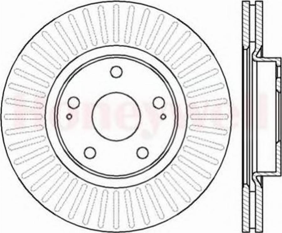 BENDIX 562430B - Тормозной диск autospares.lv