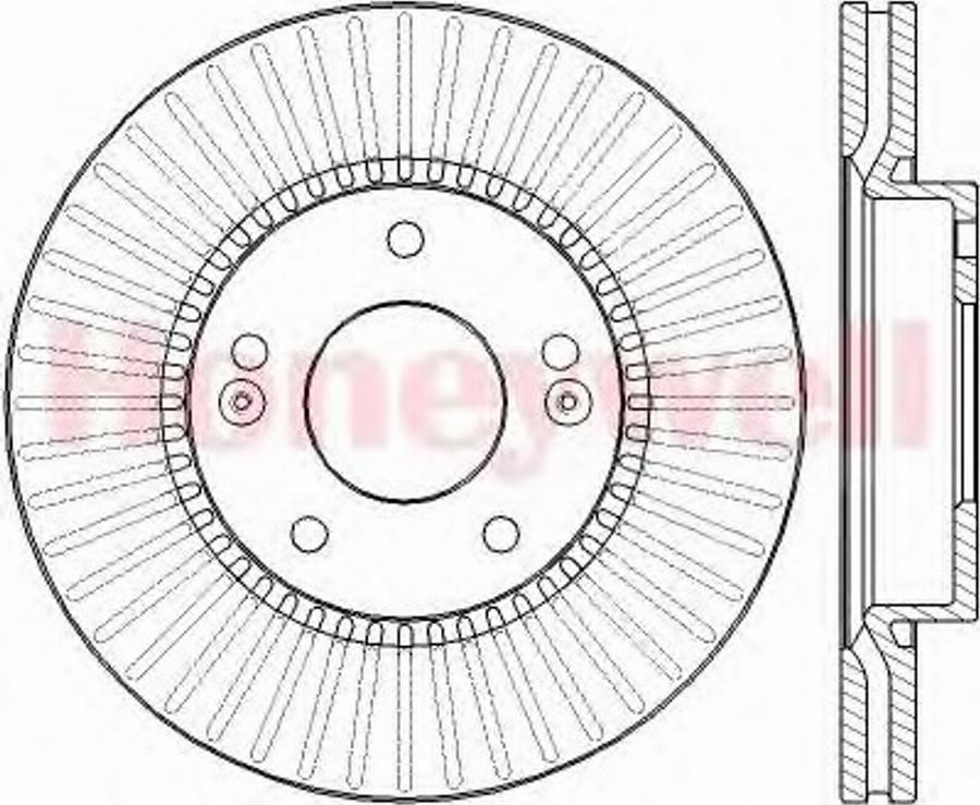 BENDIX 562433B - Тормозной диск autospares.lv