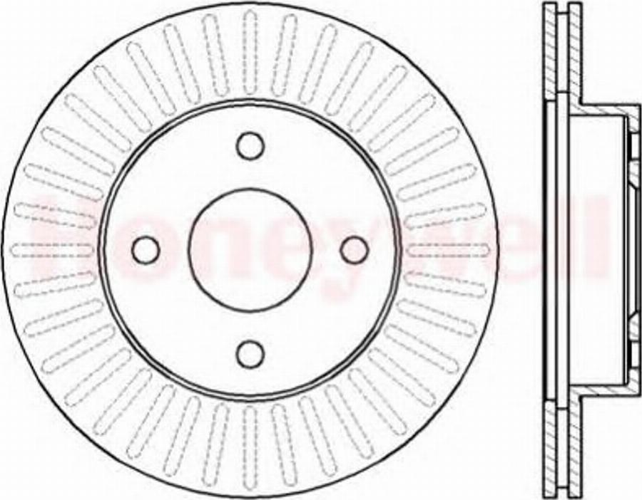 BENDIX 562426B - Тормозной диск autospares.lv