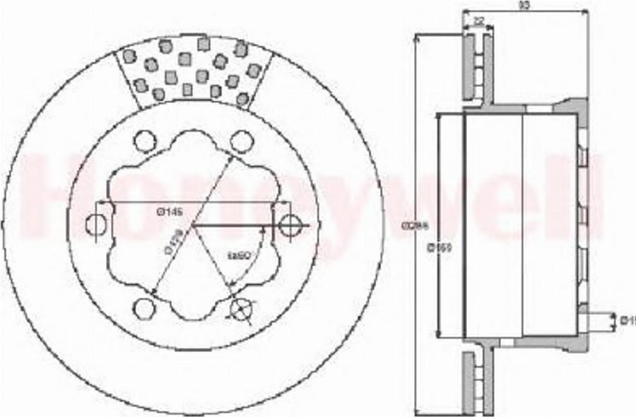 BENDIX 562475B - Тормозной диск autospares.lv