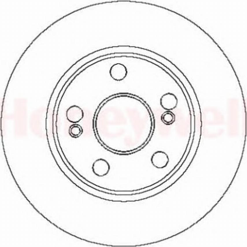 BENDIX 562104 B - Тормозной диск autospares.lv