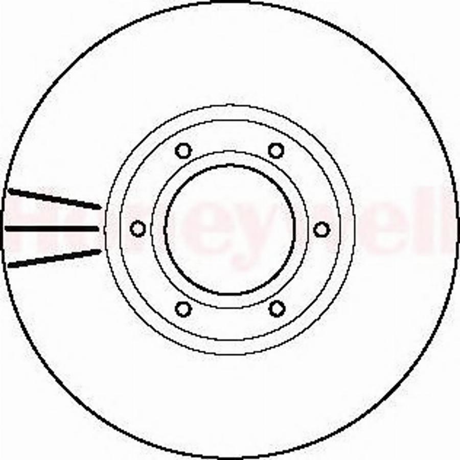 BENDIX 562105 B - Тормозной диск autospares.lv