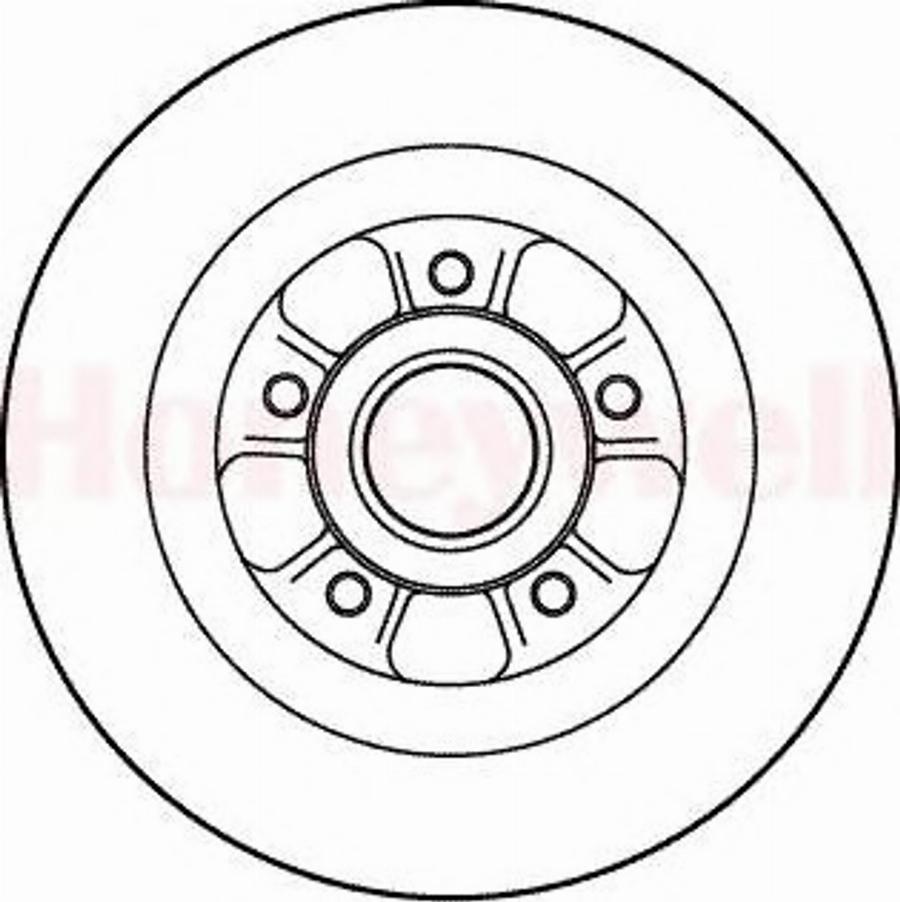 BENDIX 562184 B - Тормозной диск autospares.lv