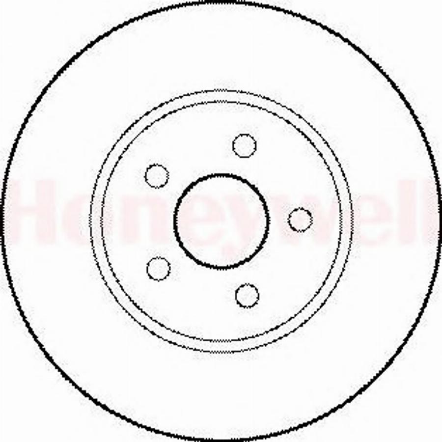 BENDIX 562180 B - Тормозной диск autospares.lv