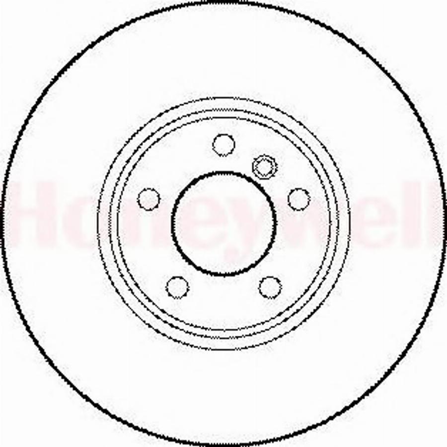 BENDIX 562134 B - Тормозной диск autospares.lv