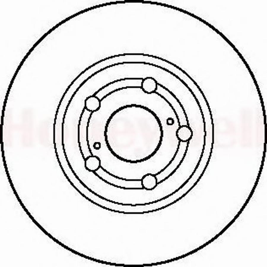 BENDIX 562125 B - Тормозной диск autospares.lv