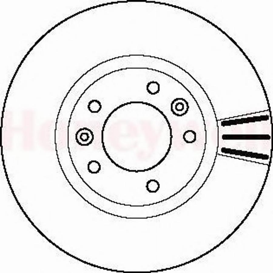 BENDIX 562126 B - Тормозной диск autospares.lv