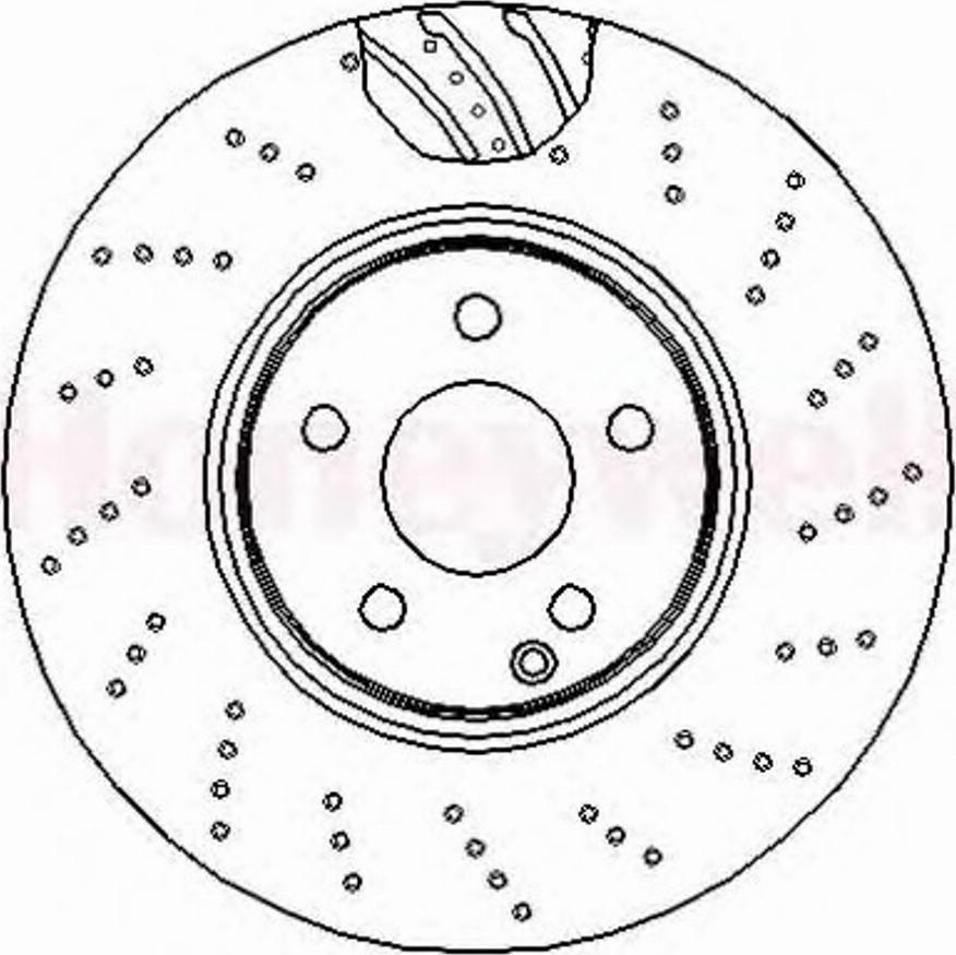 BENDIX 562344B - Тормозной диск autospares.lv