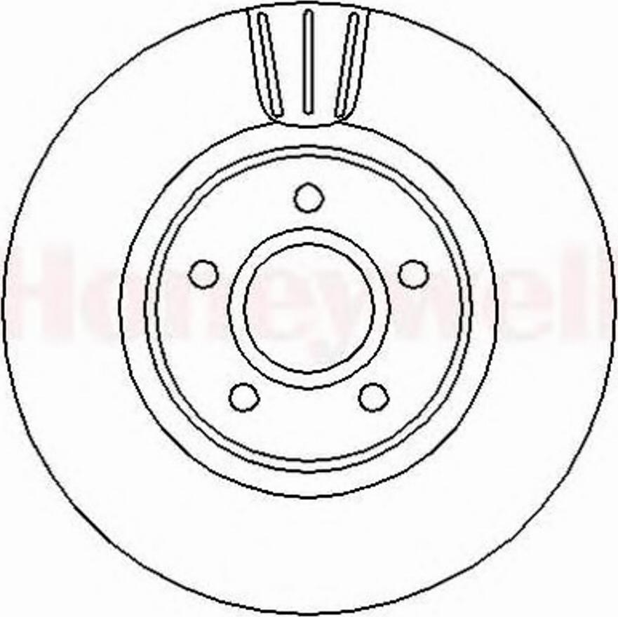 BENDIX 562363B - Тормозной диск autospares.lv