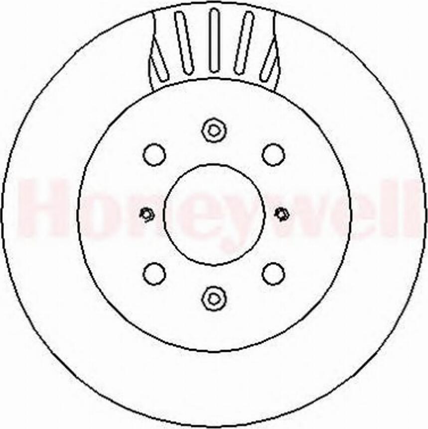 BENDIX 562308 B - Тормозной диск autospares.lv