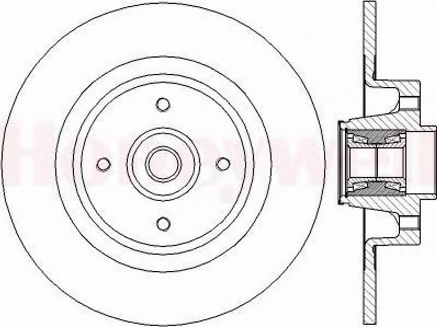 BENDIX 562379B - Тормозной диск autospares.lv