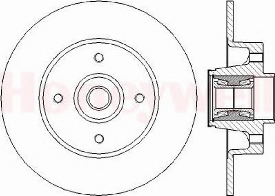 BENDIX 562376B - Тормозной диск autospares.lv