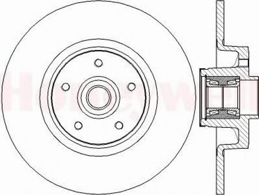 BENDIX 562378B - Тормозной диск autospares.lv