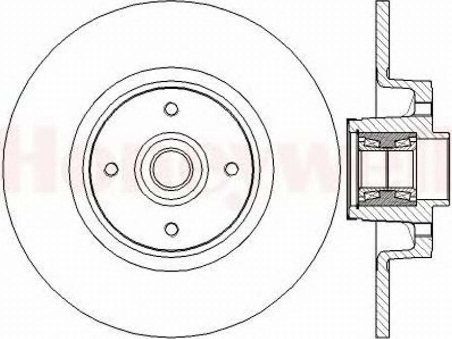 BENDIX 562377B - Тормозной диск autospares.lv