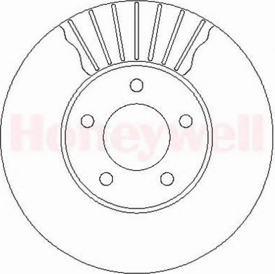 BENDIX 562292 B - Тормозной диск autospares.lv