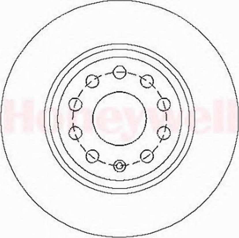 BENDIX 562258 B - Тормозной диск autospares.lv