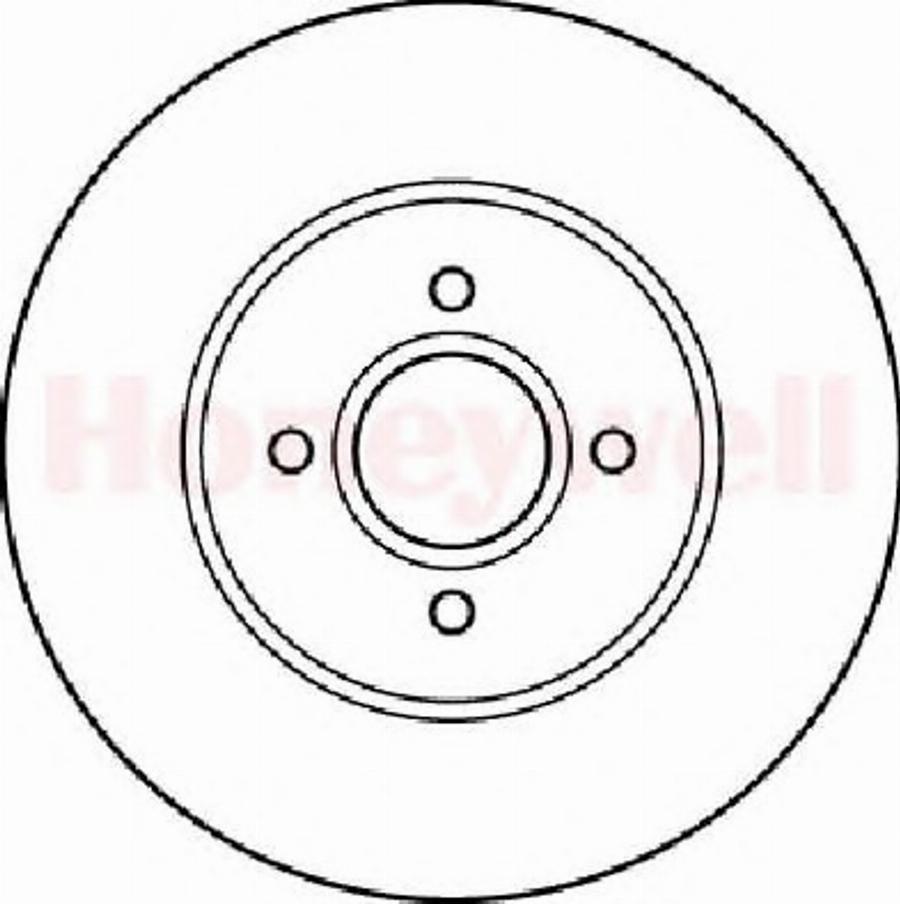 BENDIX 562206 B - Тормозной диск autospares.lv