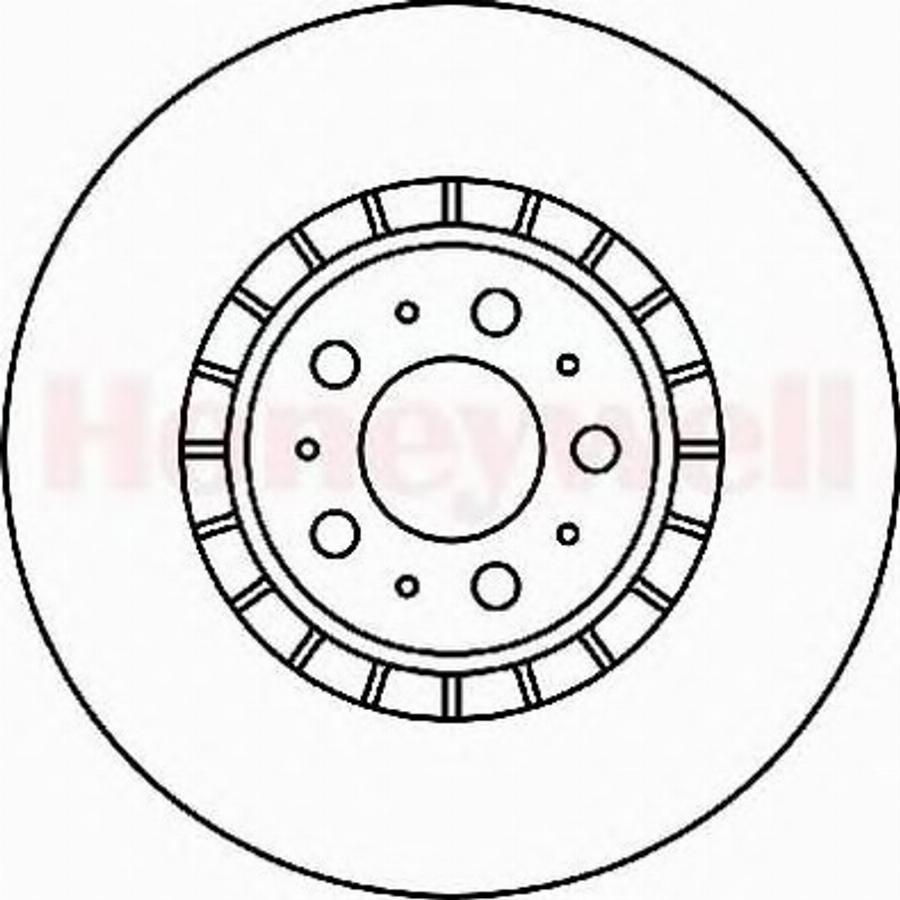 BENDIX 562217 B - Тормозной диск autospares.lv