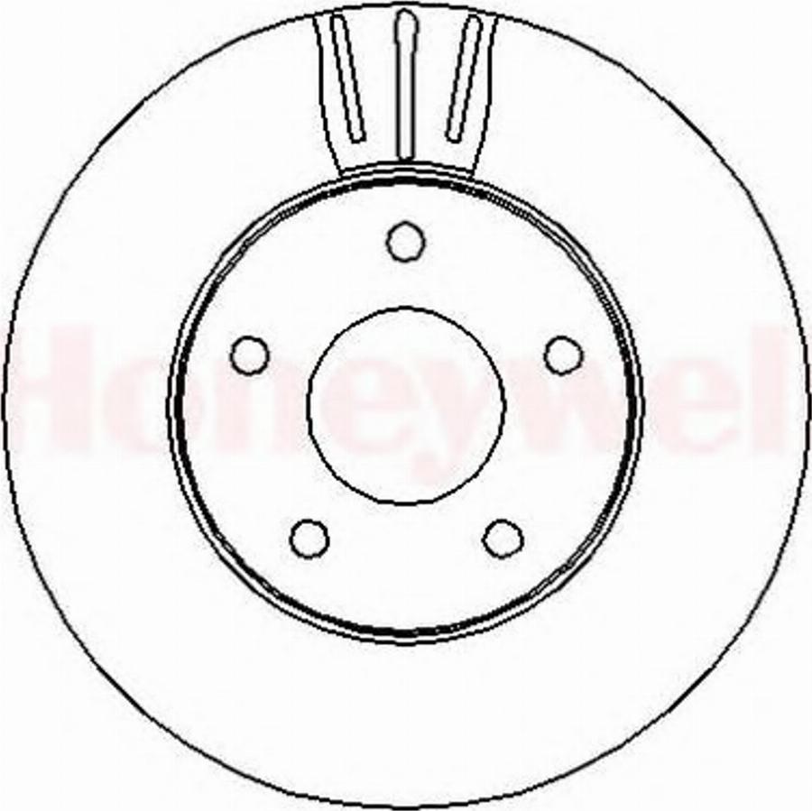 BENDIX 562281 B - Тормозной диск autospares.lv