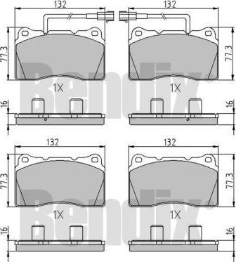 BENDIX 511264 - Тормозные колодки, дисковые, комплект autospares.lv