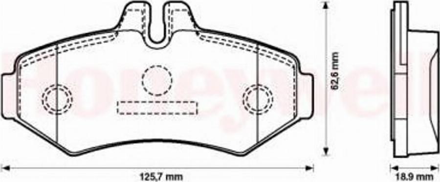 BENDIX 571950B - Тормозные колодки, дисковые, комплект autospares.lv