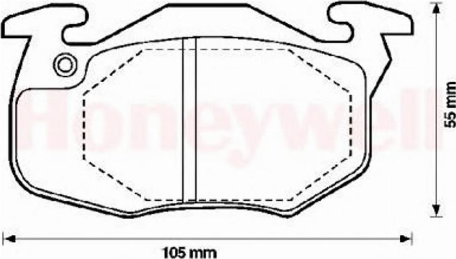 BENDIX 571911X - Тормозные колодки, дисковые, комплект autospares.lv