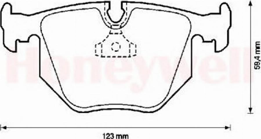 BENDIX 571918B - Тормозные колодки, дисковые, комплект autospares.lv