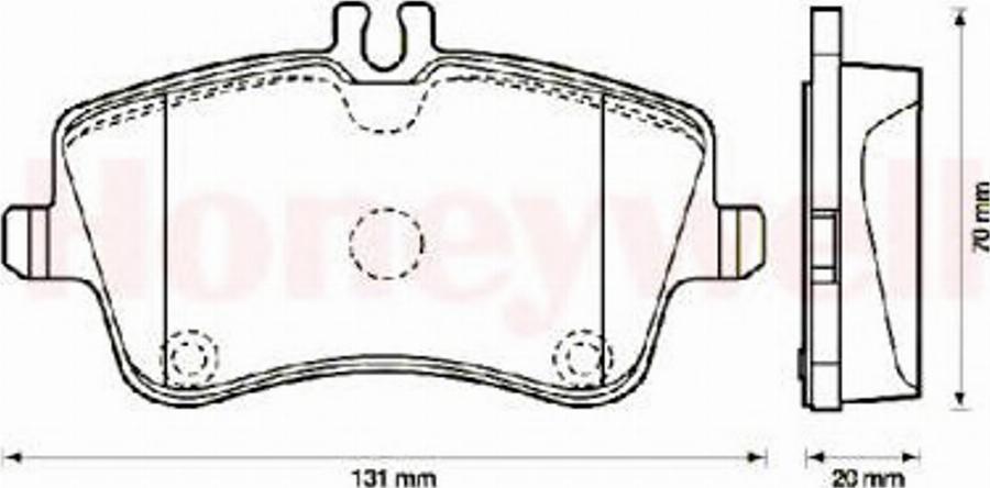 BENDIX 571986B - Тормозные колодки, дисковые, комплект autospares.lv