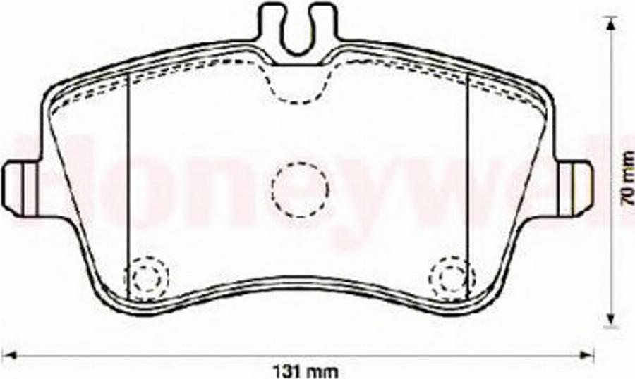 BENDIX 571987B - Тормозные колодки, дисковые, комплект autospares.lv