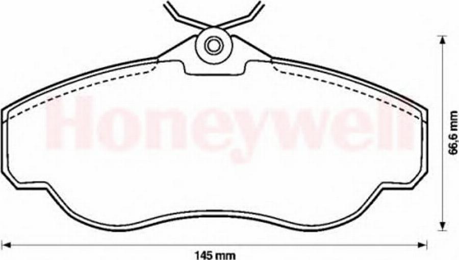 BENDIX 571937B - Тормозные колодки, дисковые, комплект autospares.lv