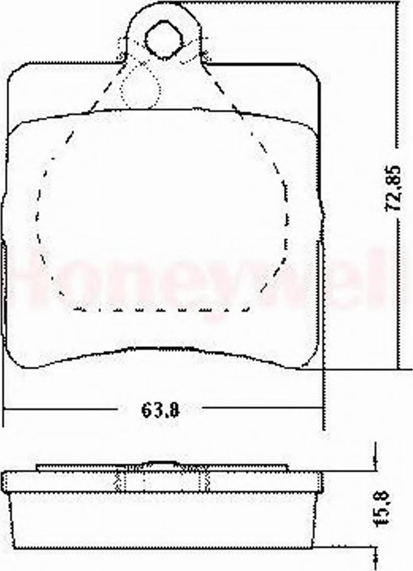 BENDIX 571925B - Тормозные колодки, дисковые, комплект autospares.lv