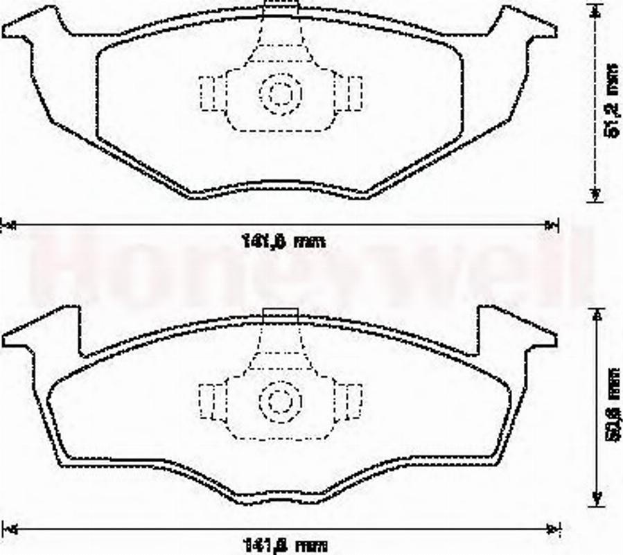 BENDIX 571923X - Тормозные колодки, дисковые, комплект autospares.lv