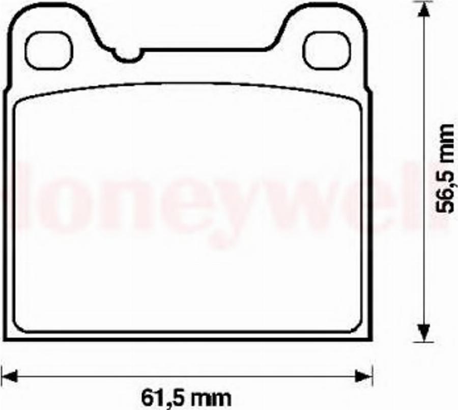 BENDIX 571417B - Тормозные колодки, дисковые, комплект autospares.lv