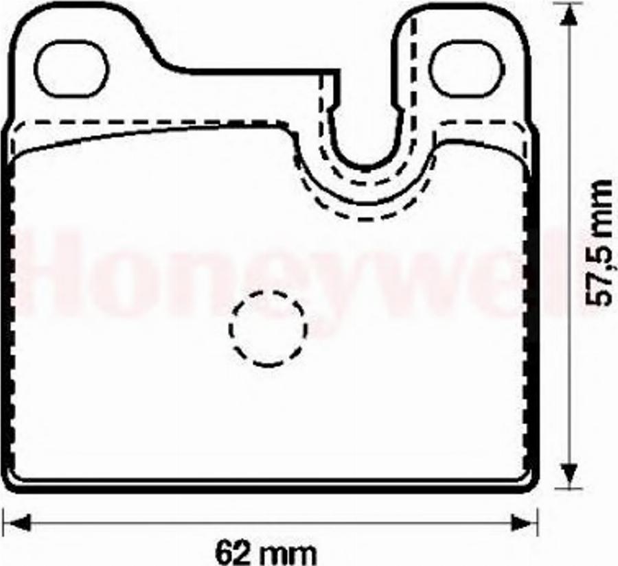 BENDIX 571488B - Тормозные колодки, дисковые, комплект autospares.lv