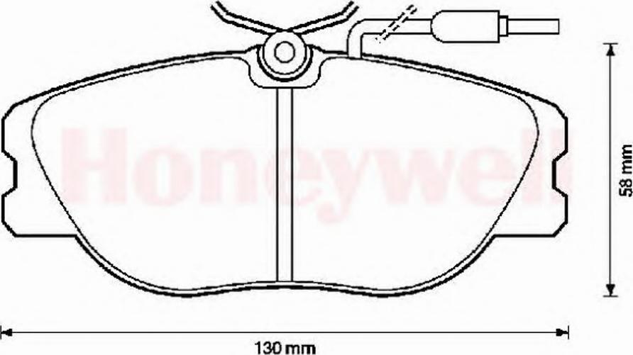 BENDIX 571423B - Тормозные колодки, дисковые, комплект autospares.lv