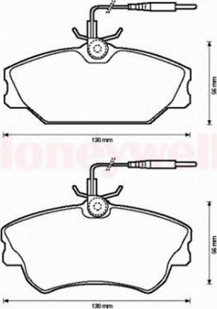 BENDIX 571476B - Тормозные колодки, дисковые, комплект autospares.lv