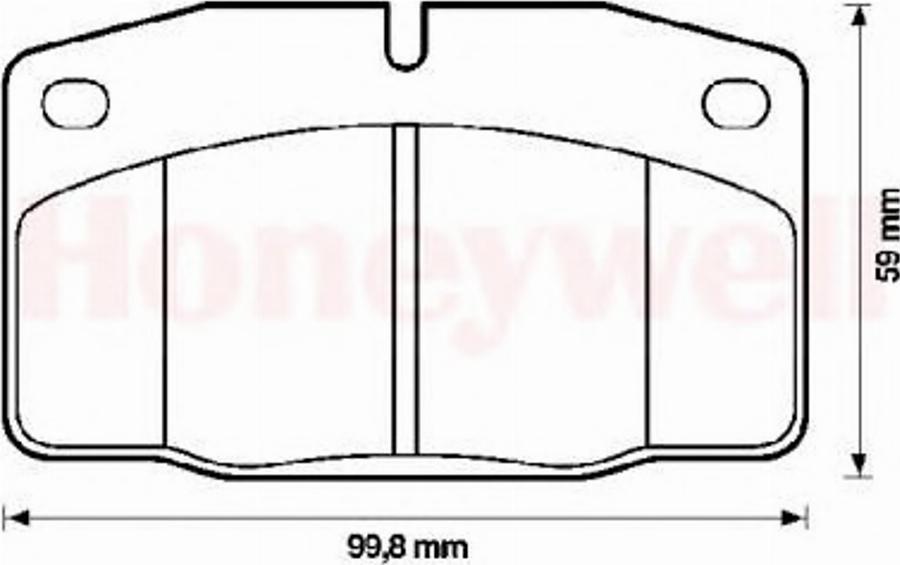 BENDIX 571539B - Тормозные колодки, дисковые, комплект autospares.lv