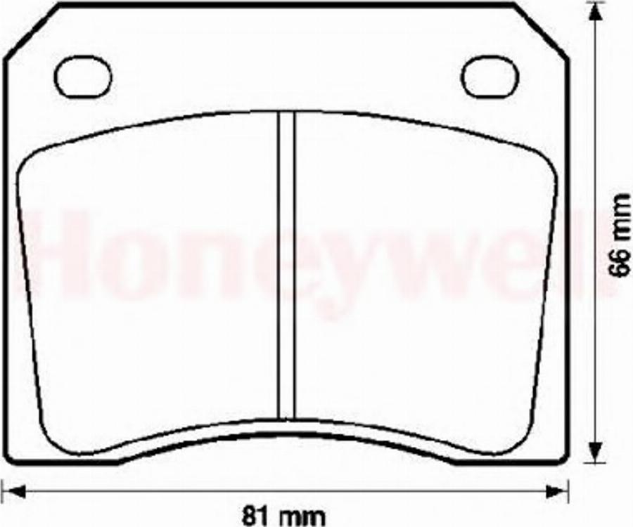 BENDIX 571532B - Тормозные колодки, дисковые, комплект autospares.lv