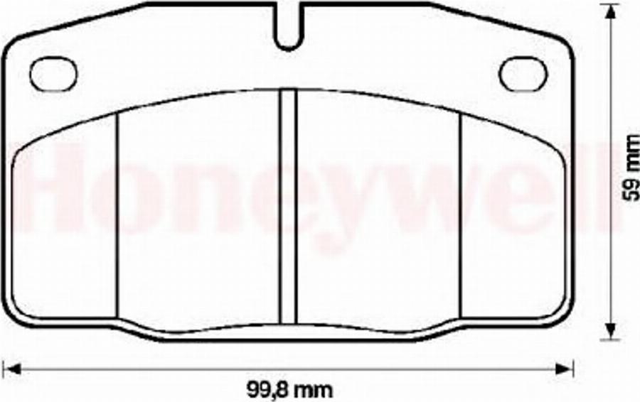 BENDIX 571833B - Тормозные колодки, дисковые, комплект autospares.lv