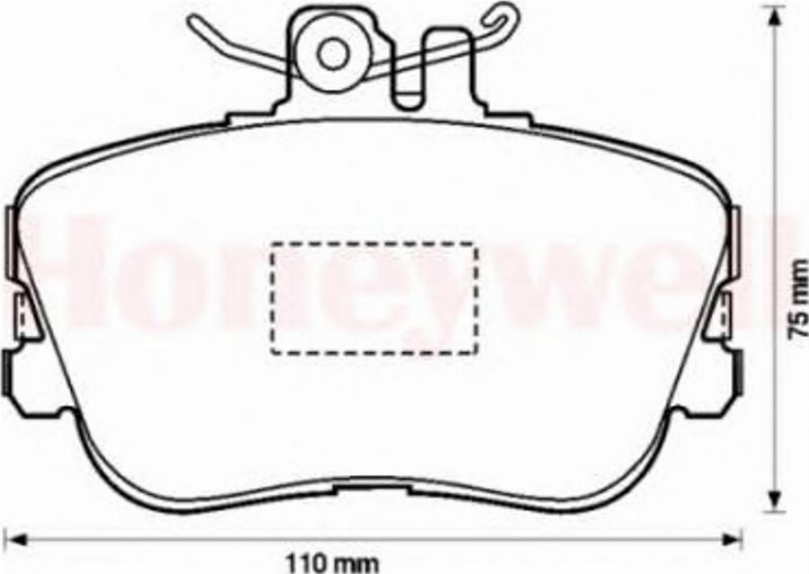 BENDIX 571828X - Тормозные колодки, дисковые, комплект autospares.lv