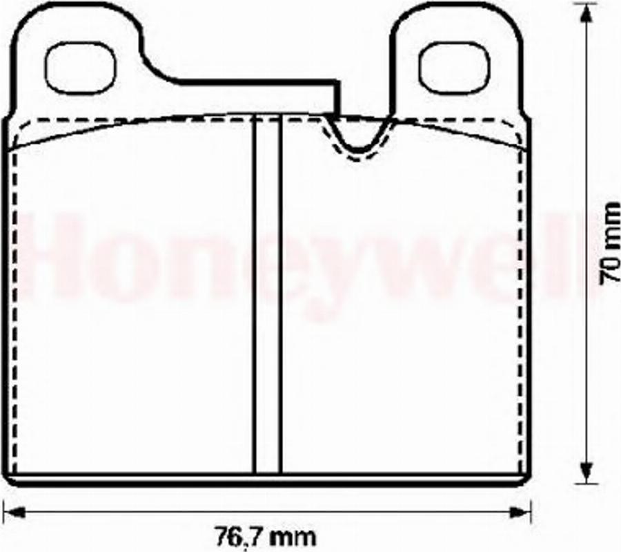 BENDIX 571349B - Тормозные колодки, дисковые, комплект autospares.lv