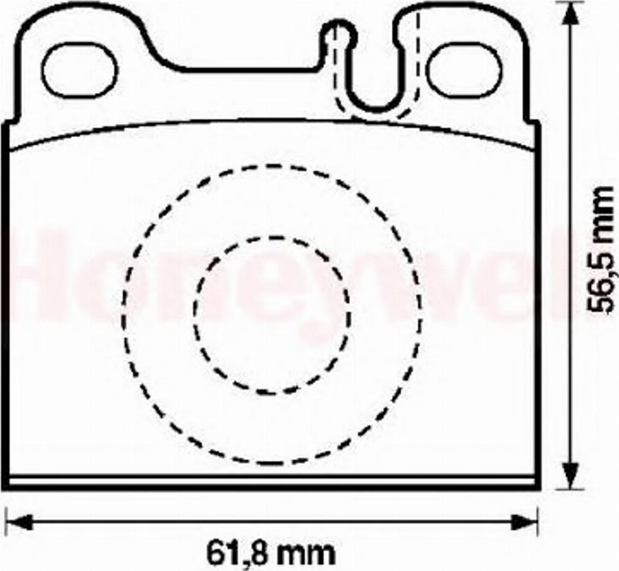 BENDIX 571342B - Тормозные колодки, дисковые, комплект autospares.lv