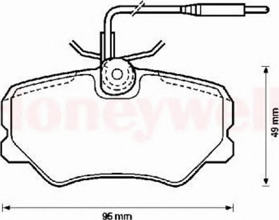 BENDIX 571359X - Тормозные колодки, дисковые, комплект autospares.lv