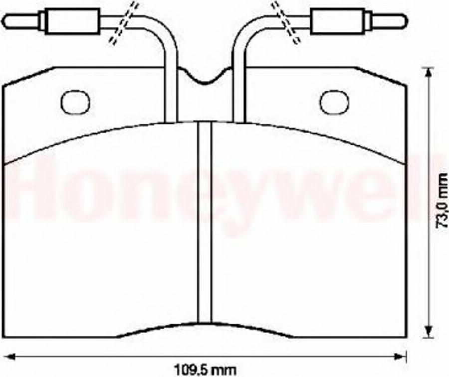 BENDIX 571325B - Тормозные колодки, дисковые, комплект autospares.lv