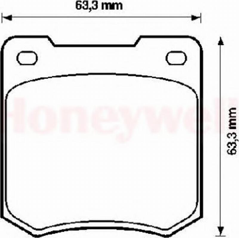 BENDIX 571211B - Тормозные колодки, дисковые, комплект autospares.lv